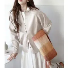 クラシカルエルフ　軽量2way カーディガン　グレー
