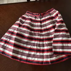 To b. by agnes b. フレアスカート ボーダー 36のサムネイル