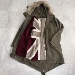FRED PERRY モッズコート ライナー付き カーキ ユニオンジャック