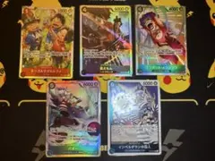 OP16】決戦の刻 青バギー/緑青ルフィデッキパーツ - メルカリ