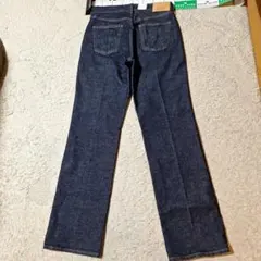 【濃紺.美品】MOUSSY ストレートデニム ダークブルーw27