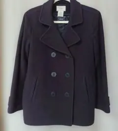 L.L.Bean ダークネイビー ウールピーコート