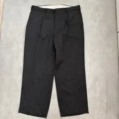 スラックス ワイドパンツ　ブラック　メンズパンツ　オーバーサイズ