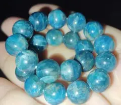 ラウンド8㍉ アパタイト 天然石ビーズブレスレット パワーストーン