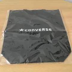 CONVERSE コンバース ロゴ トートバッグ ブラックのサムネイル