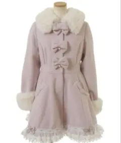 LIZ LISA 　バックティアードリボンコート 　ピンクのサムネイル