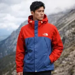 THE NORTH FACE マウンテンパーカー レッド/ブルー 青 赤