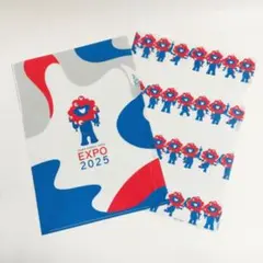 EXPO2025大阪万博　記念品　ミャクミャククリアファイル2Pセット