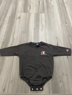 Champion ブラックロンパース　80 ベビー