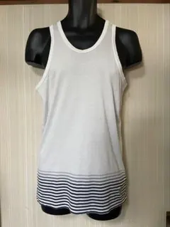 max six グラデーション ボーダー タンク ⚠️