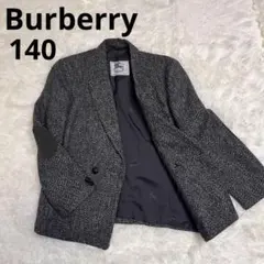 美品Burberryバーバリー ヘリンボーンウール100%ホースロゴ裏地ロゴありのサムネイル
