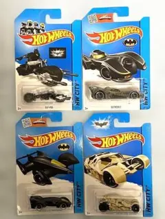 ホットウィール バットマン ミニカー 4台セット BATMAN