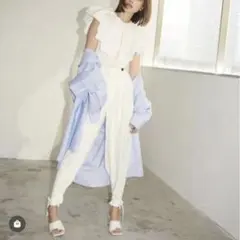 FRAY I.D フレイアイディー　ヘムリボン2wayパンツ　ホワイト