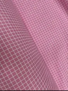 【特価】ギンガムチェック　布　90x2ｍ　(延長可能)ピンク系