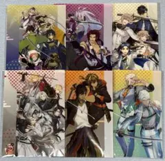 刀剣乱舞 クリアファイル 6枚セット セブンイレブン