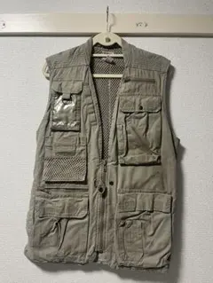 Banana Republic フィッシングベスト ベージュ 80s