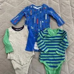 GAP 長袖ボディスーツ 3点セット 3-6ヶ月　60cm 70cm