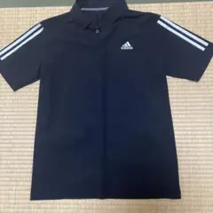 adidas 黒 ポロシャツ Lサイズ