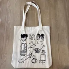 【美品】名探偵コナン 怪盗キッド トートバッグ キャンバス 生成り