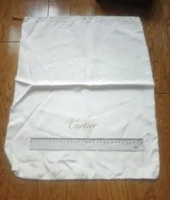 【掘り出し物】Cartier 専用巾着袋 約41cm x 50cmのサムネイル