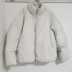 JUNRED アイボリー ダウンジャケット