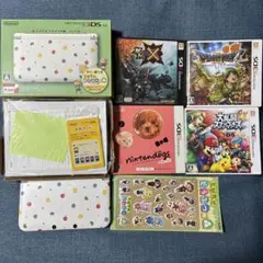 Nintendo 3DS とびだせどうぶつの森パック完備品　ソフト4つセット