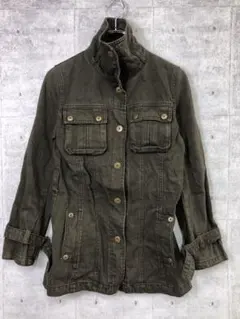 00’s Y2K ヴィンテージライク 古着 スタンドカラー ミリタリージャケット