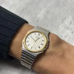 80s Vintage Seiko クロノス オクタゴン サントス ローマン文字 - メルカリ