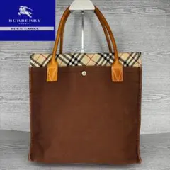 極美品　Burberryブルーレーベル　トートバッグ　S8668