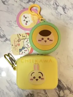 ちいかわ　ミニシリコンポーチ　うさぎ　くりまんじゅう