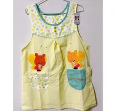 新品☆ルルロロ フラワー　蝶々　エプロン