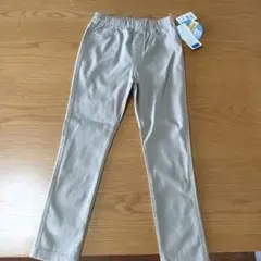 ベージュストレッチ長ズボン 130