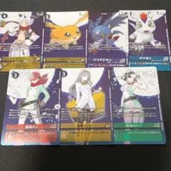 デジモンカードゲーム プロモ タイムストレンジャー 7枚 フルコンプセット①