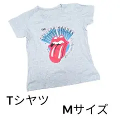 ザ・ローリング・ストーンズ バンドTシャツ グレー Mサイズ コットン100%