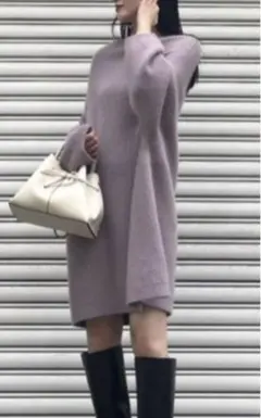 美品 ☆ FLAY ID ラベンダー ニット