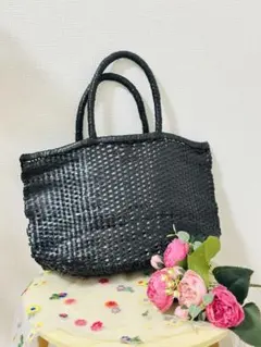 美品 Saint Christopher レザー編み込みかごバッグ ドラゴン - メルカリ