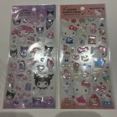 サンリオクリアキャンディシール　マイメロディ・ハローキティ2シートセット