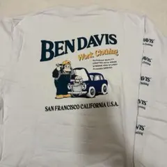 BEN DAVIS ロングスリーブTシャツ M ホワイト