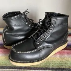 RED WING 8130ブラッククロームモックトゥ 刺繍羽タグOLD - メルカリ