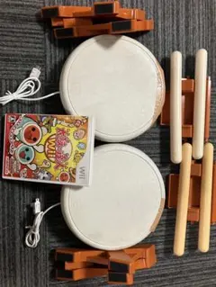 gY912u [まとめ] Wii 太鼓の達人 タタコン 2セット + ソフト ドドーンと2代目! | ゲーム X 2025年最新太鼓の達人 switch タタコンの人気アイテム - メルカリ