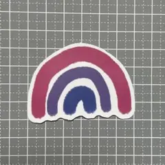 【B701】防水ステッカー レインボー 虹 可愛い 韓国雑貨