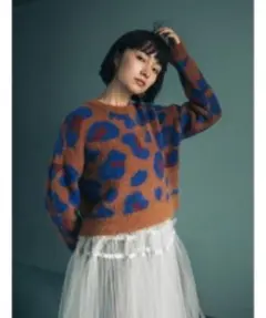 レオパード ニット
