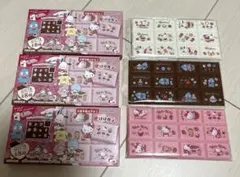 サンリオ　ちょこぶろっくしーる　ハンギョドン　ポチャッコ　キティ　まとめ売り