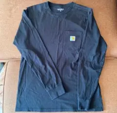 Carhartt 長袖 ポケットTシャツ ブラック Mのサムネイル
