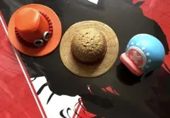 ワンピース帽子コレクションフィギュア　3種