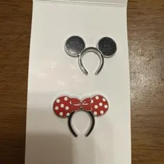 ディズニー ピンバッジ カチューシャ ミッキー ミニー