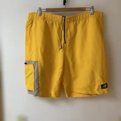 New Balance バスパン　ショートパンツ イエロー　2XL