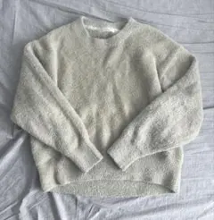 FAVORI 長袖ニット アイボリー