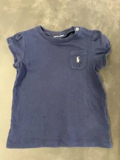 Ralph Lauren ネイビー Tシャツ 24M(90)
