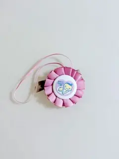 【美品】マタニティマーク キーホルダー ピンク リボン